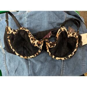 L Cheetah Print Dream Girl NWT Bra